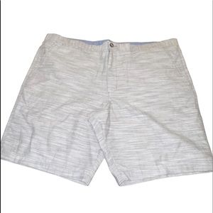 🌸  Merona mens gray and white shorts 100% cotton NWT size 48‎